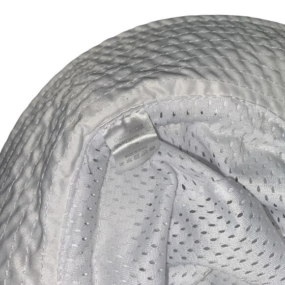 MaxNova Baby Sun Hat Smile Face UPF 50+ Infant Bucket Hat in White 0-6 Months - Picture 5 of 6